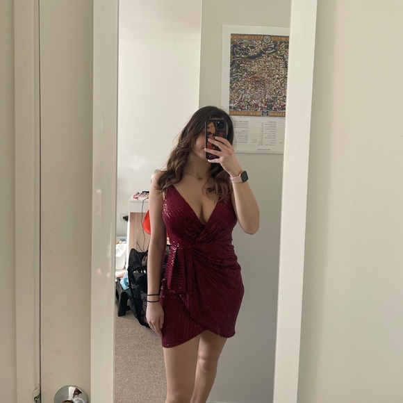 SHEIN Dresses & Skirts - NWOT Red Sequin Dress